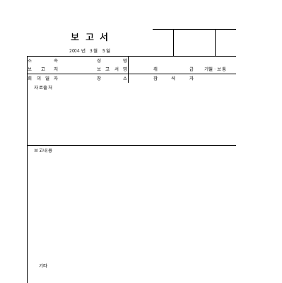 보고서